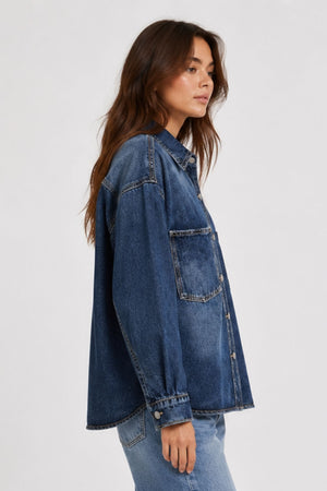 CAMICIA OVER DI JEANS