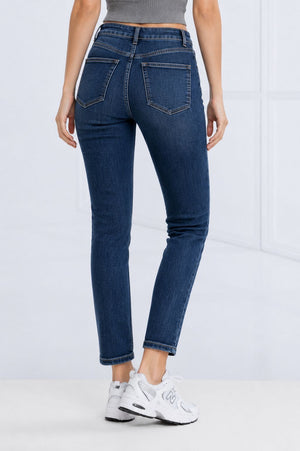 JEANS SKINNY A VITA ALTA
