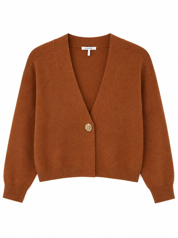 CARDIGAN CORTO CON BOTTONE